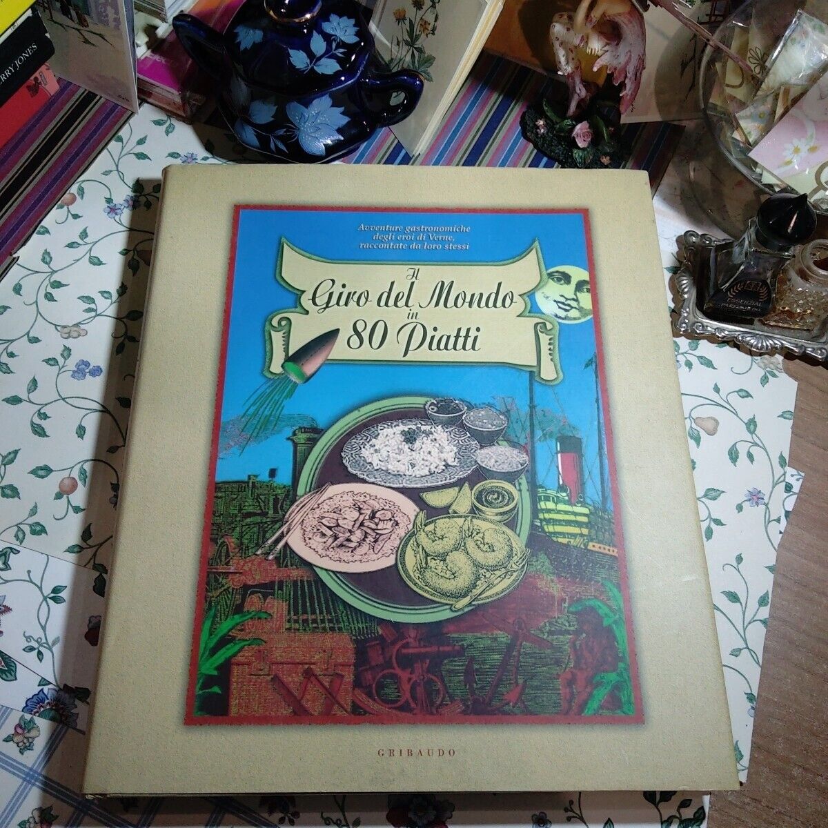 Il Giro Del Mondo In 80 Piatti Gribaudo Libro Ricette Illustrato 1a Edizione