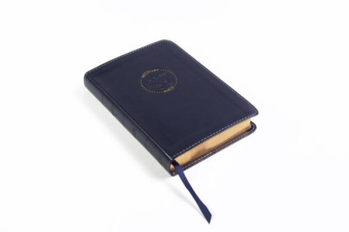 CSB Military Bible, Navy Blue Leathertouch by Holman Bible Staff
