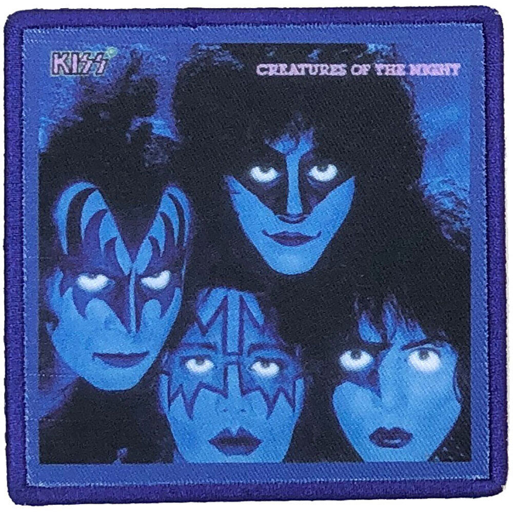 Kiss: Creatures Of The Night (Album Cover) Standard Patch (Toppa) -