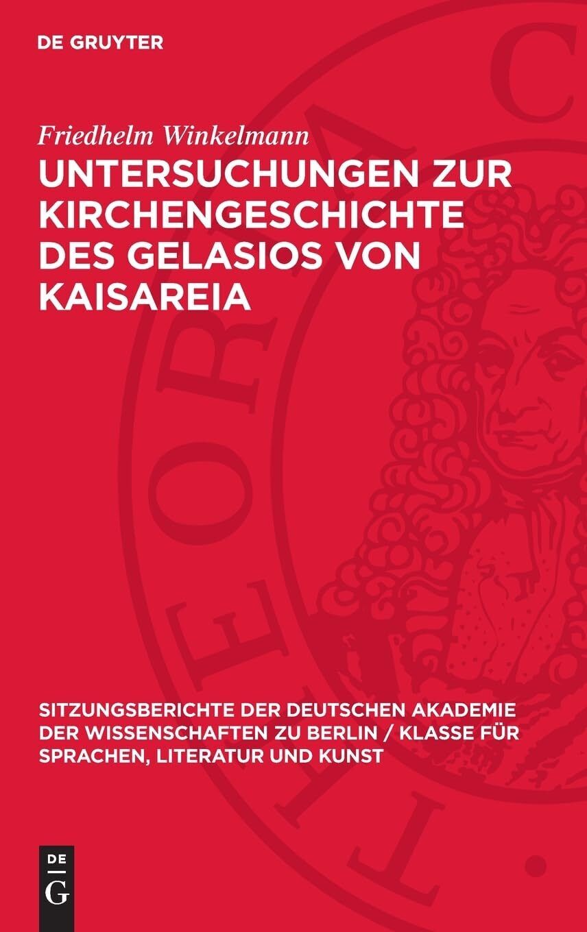 Friedhelm Winke Untersuchungen Zur Kirchengeschichte Des Gela (Copertina rigida)
