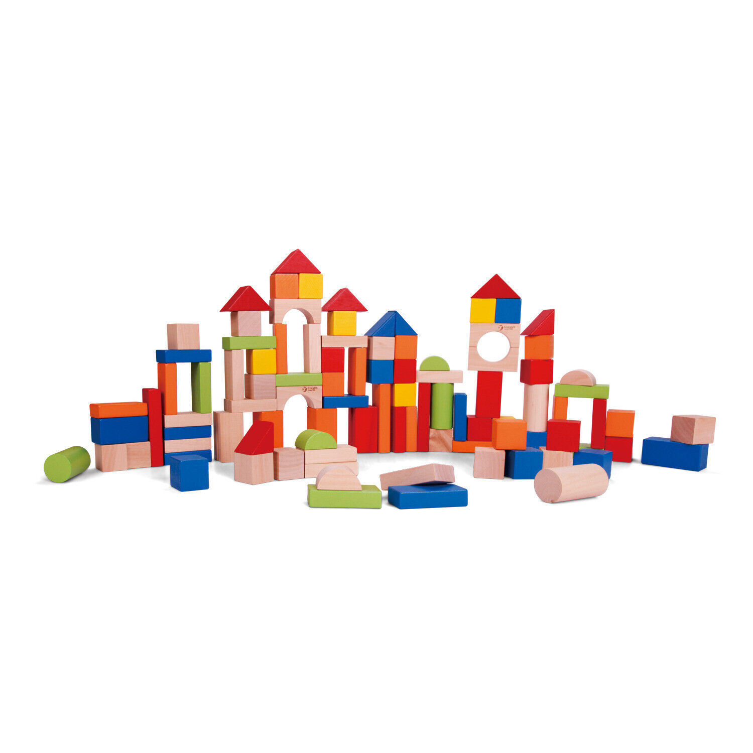 Classic World: Blocchi In Legno 100 Pz -