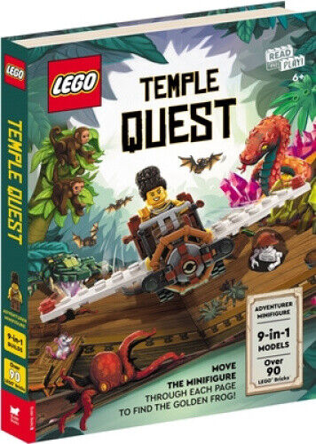 LEGO® Books: Temple Quest (with adventurer minifigure, nine buildable models,
