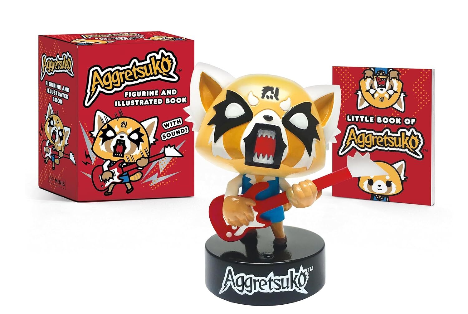 9780762469833 Aggretsuko Figurine and Illustrated Book: With Sound! - Sanrio San