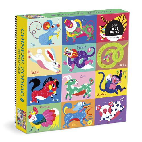 Chinese Zodiac 500 Piece Family Puzzle by Mudpuppy