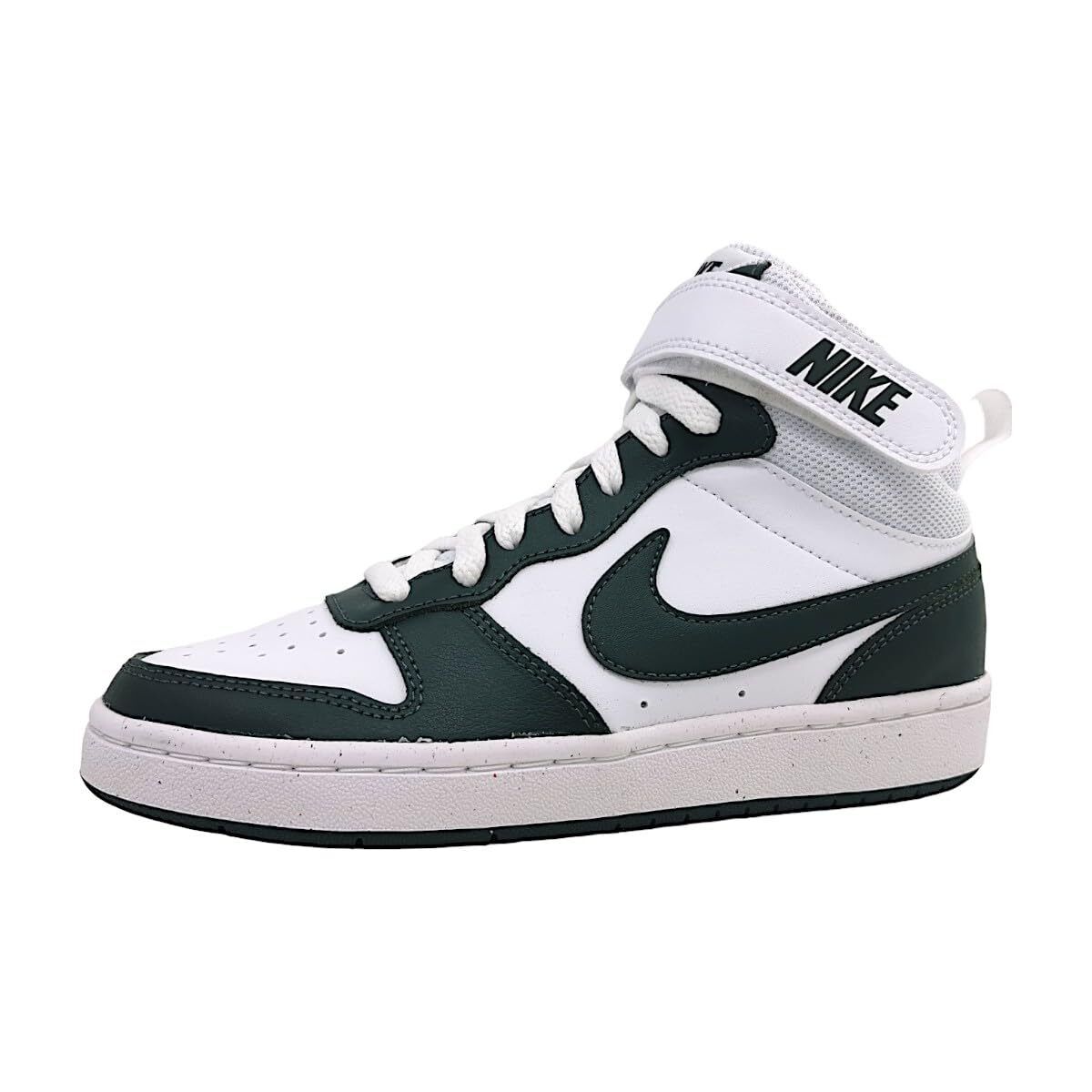 Children’S Casual Trainers Nike Court Borough Mid 2 Bg Cd7782 119 W... NUOVO