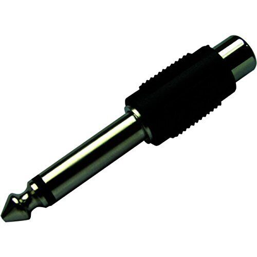Schwaiger Adapter Mono 6,35mm Klinke Cinch Buchs NUOVO