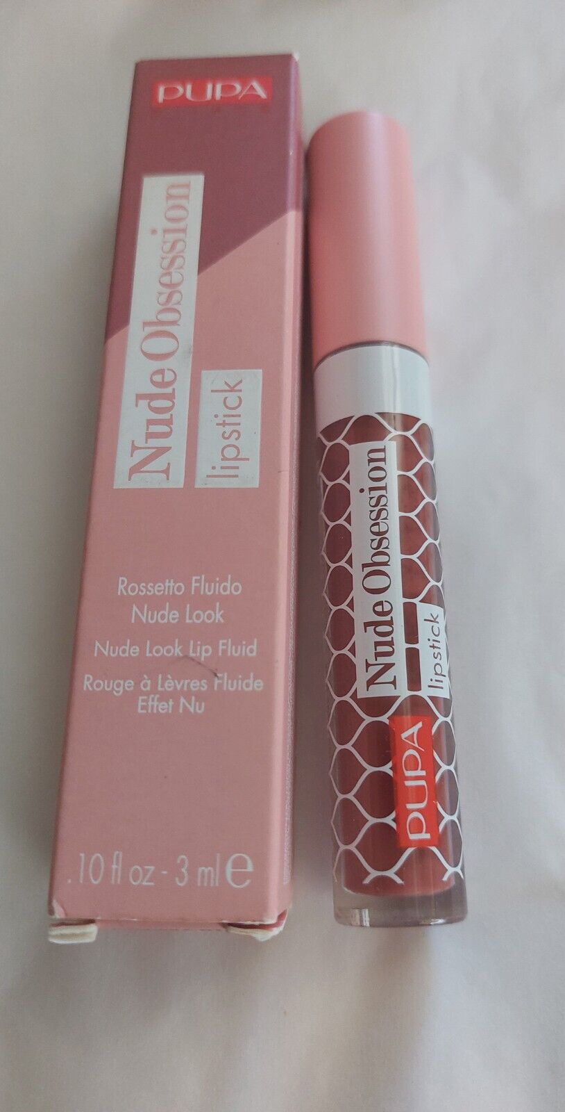 PUPA NUDE OBSESSION ROSSETTO FLUIDO, FLUID LIPSTICK COLORE 001