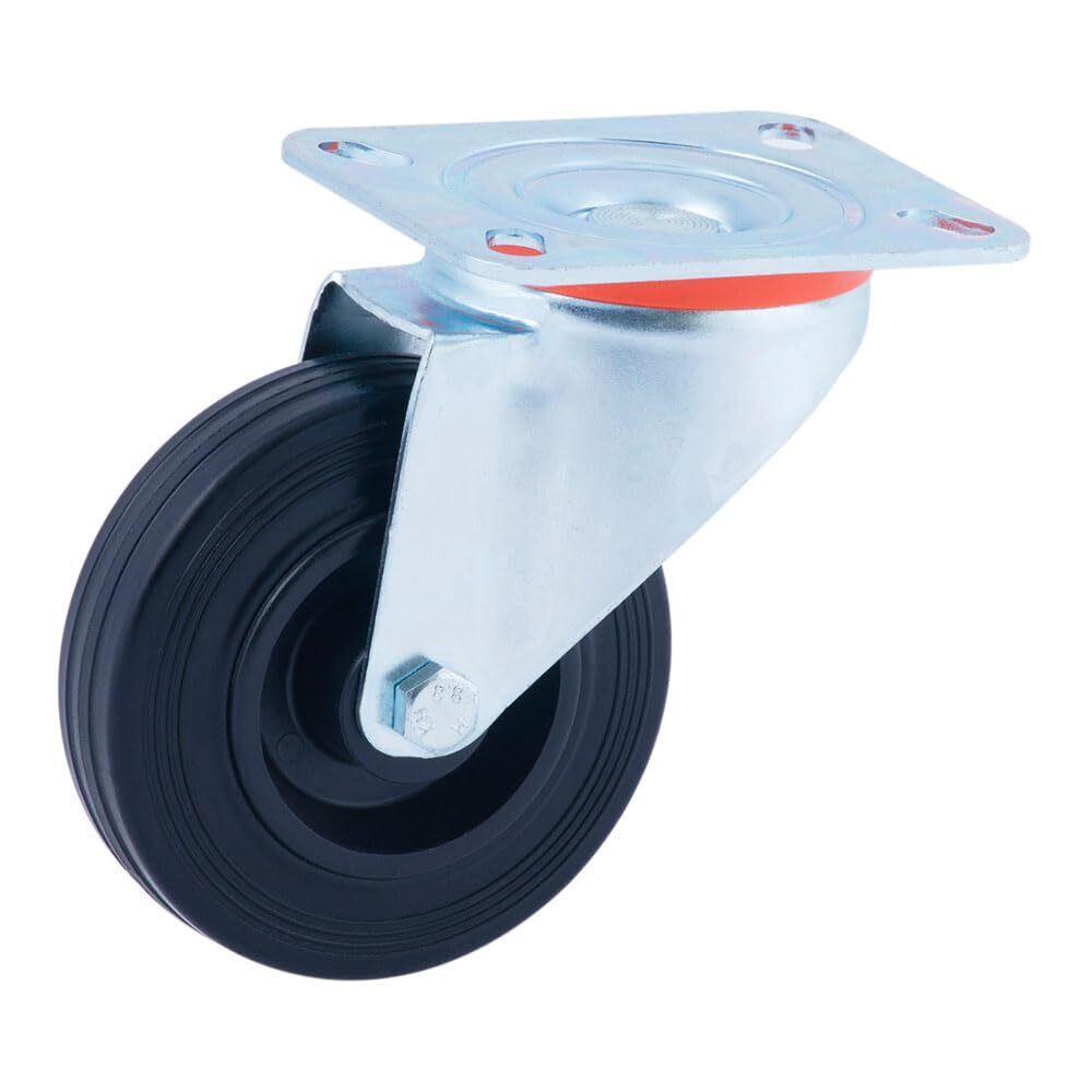 Rueda Afo Cr29469 Swivel Base Ø 10 Cm Latex Rubber NUOVO