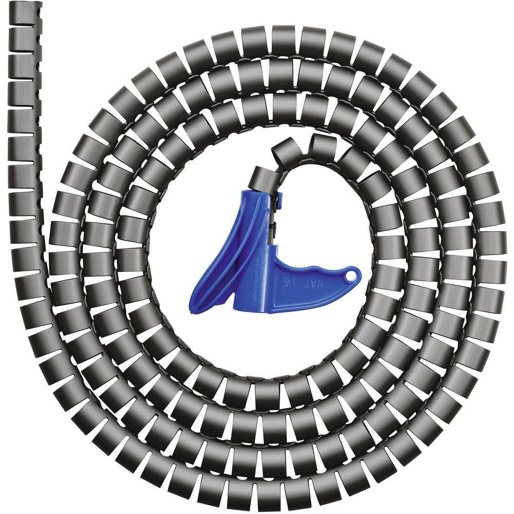 HellermannTyton 161-64402 161-64402 Guaina per cavi 27 mm (max) Grigio 25 m