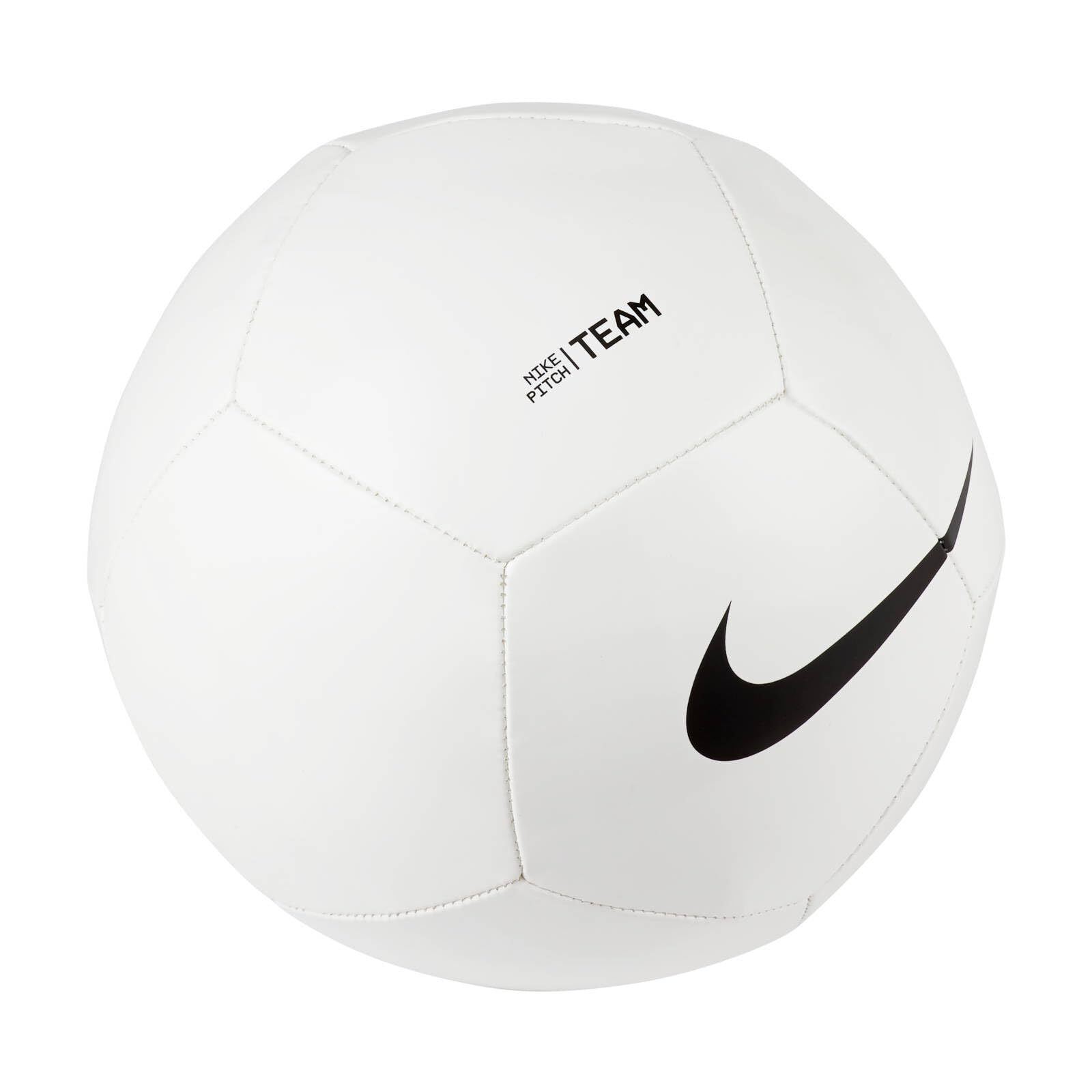 Football Nike  Pitch Team Dh9796 100 White Synthetic (5) (One Size) NUOVO