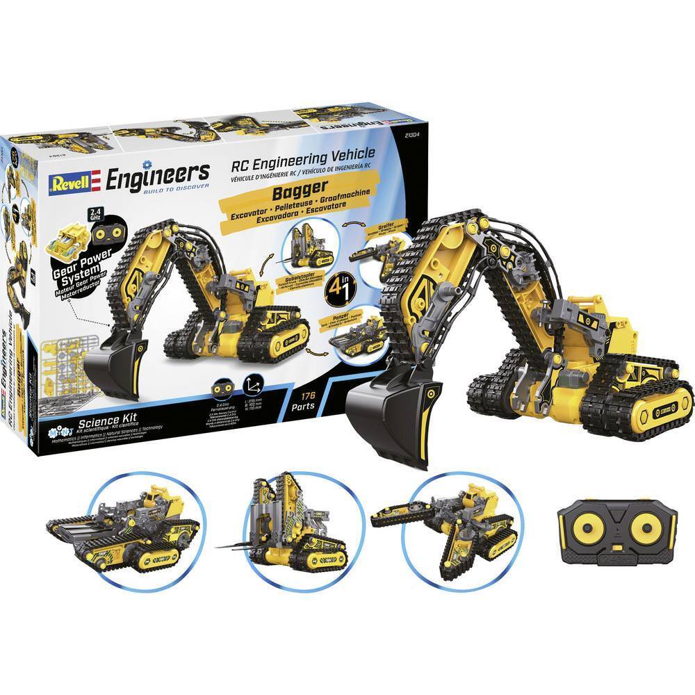 Modellino funzionante radiocomandato Revell Engineers 21304 Engineering Vehicle