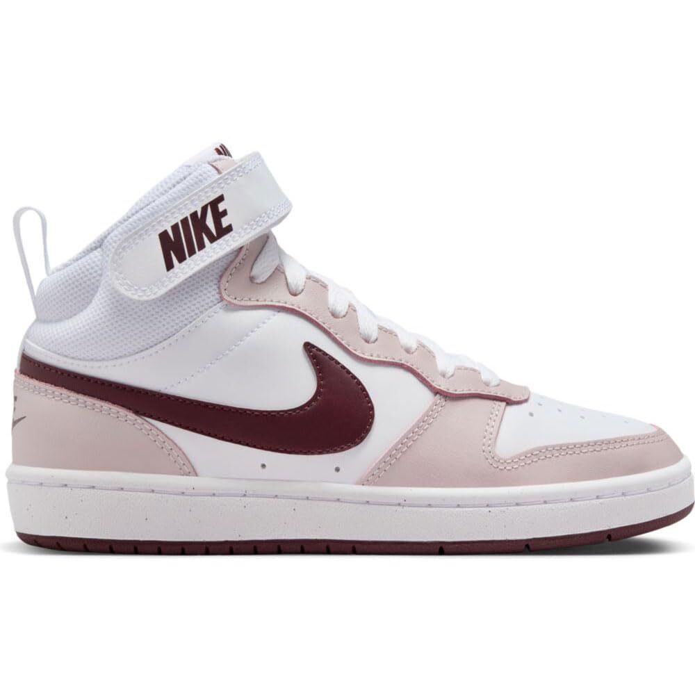 Children’S Casual Trainers Nike Court Borough Mid 2 Bg Cd7782 118 W... NUOVO