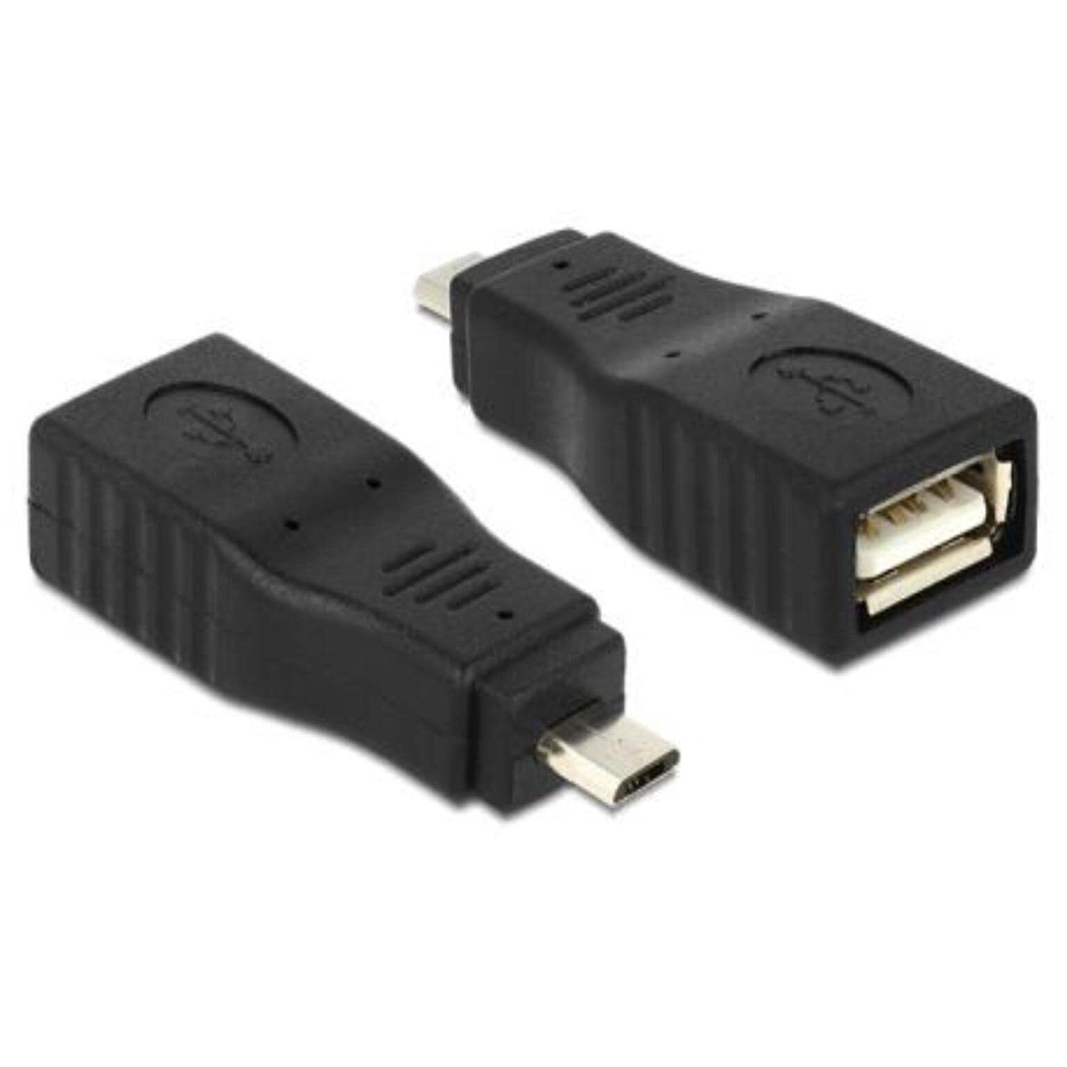DELOCK USB Adapter A -> micro B Bu/St OTG NUOVO
