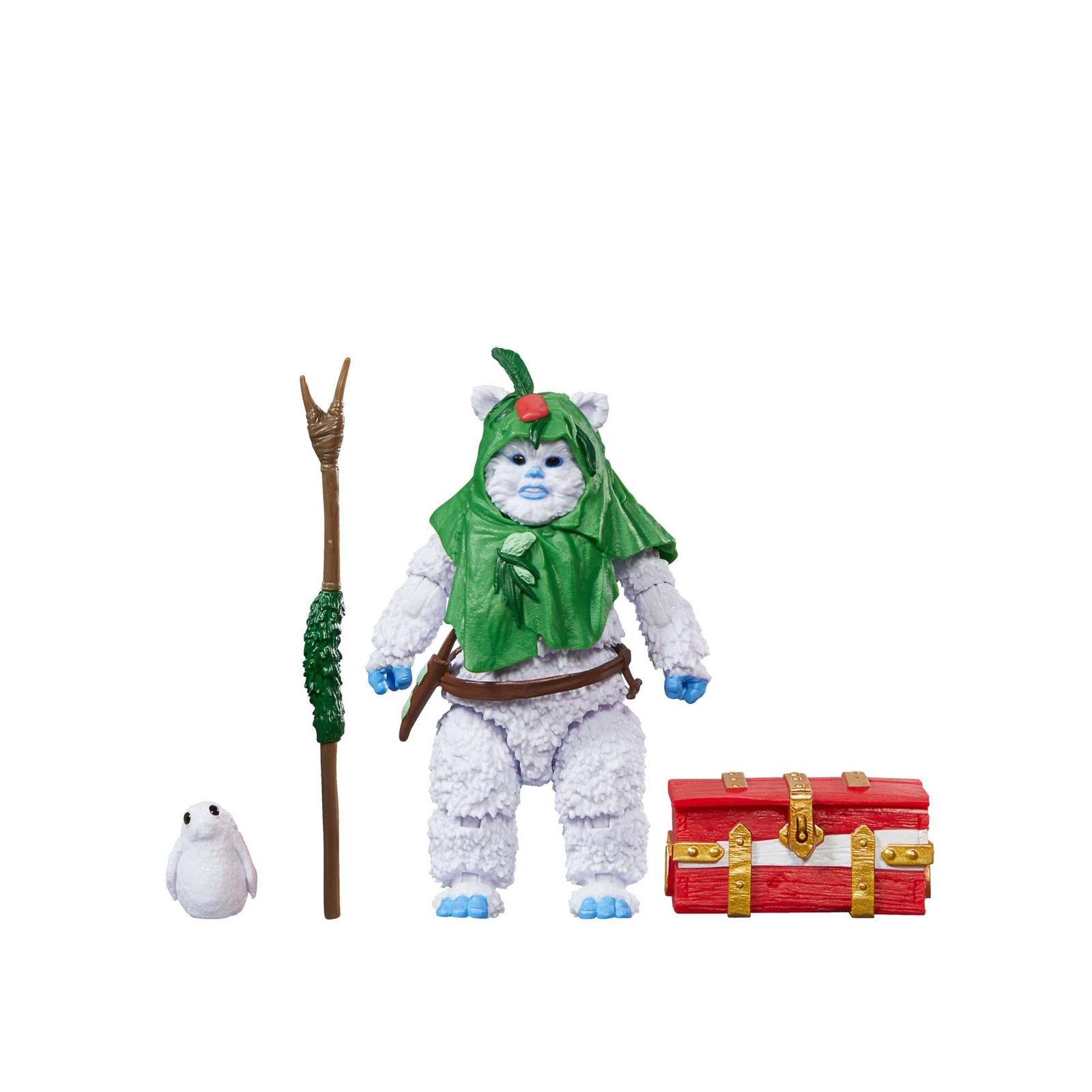 Star Wars Black Series Ewok (Holiday Edition) Action Figure ACC NUOVO