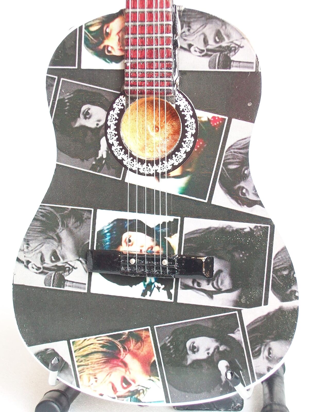 Mini Chitarra Da Collezzione Replica In Legno NUOVO
