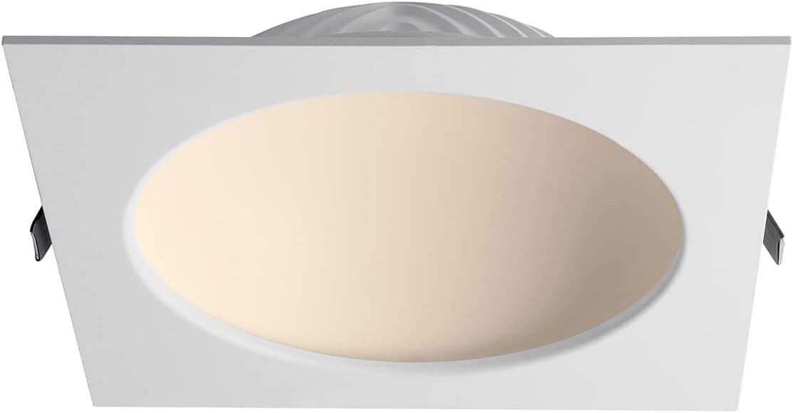 Faretto incassato fisso Elba square 18W 4000K bianco