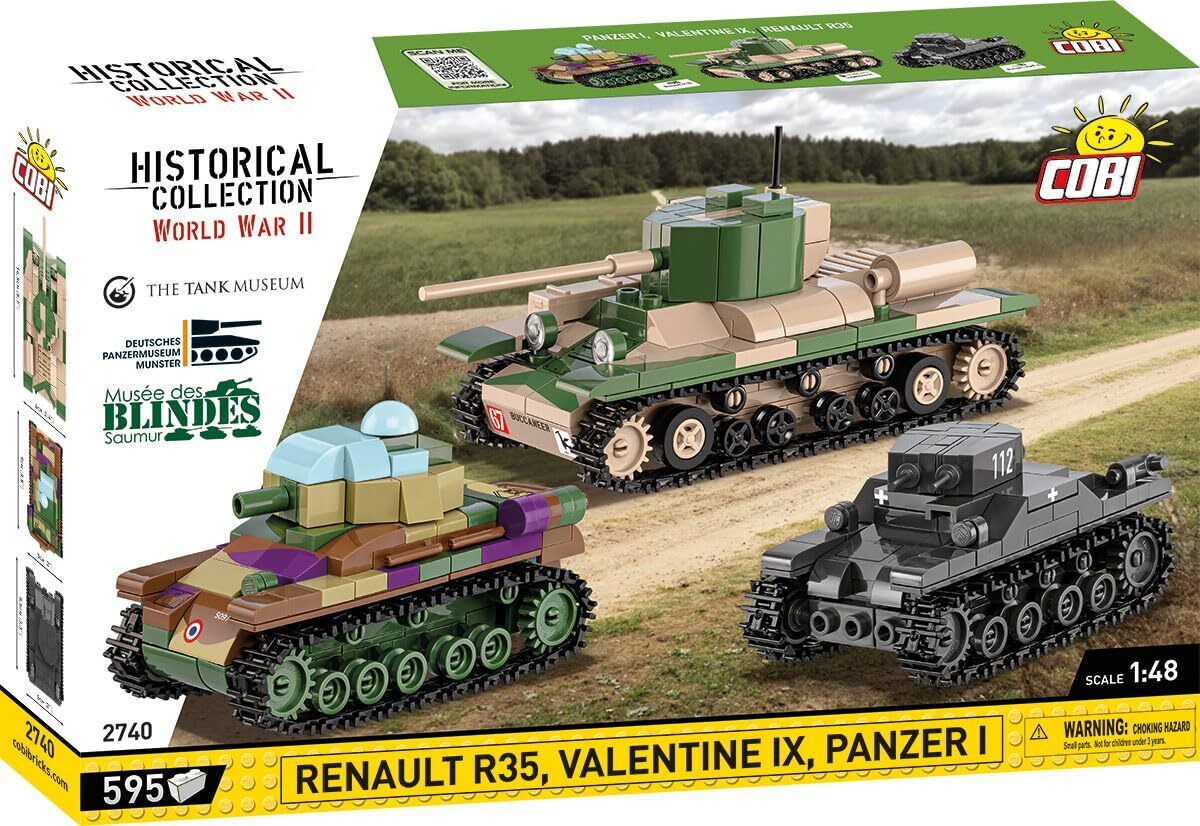 Toys Cobi - World War II - 3 Tank Pack 620 pcs - (Not For Sale In Hung Toy NUOVO