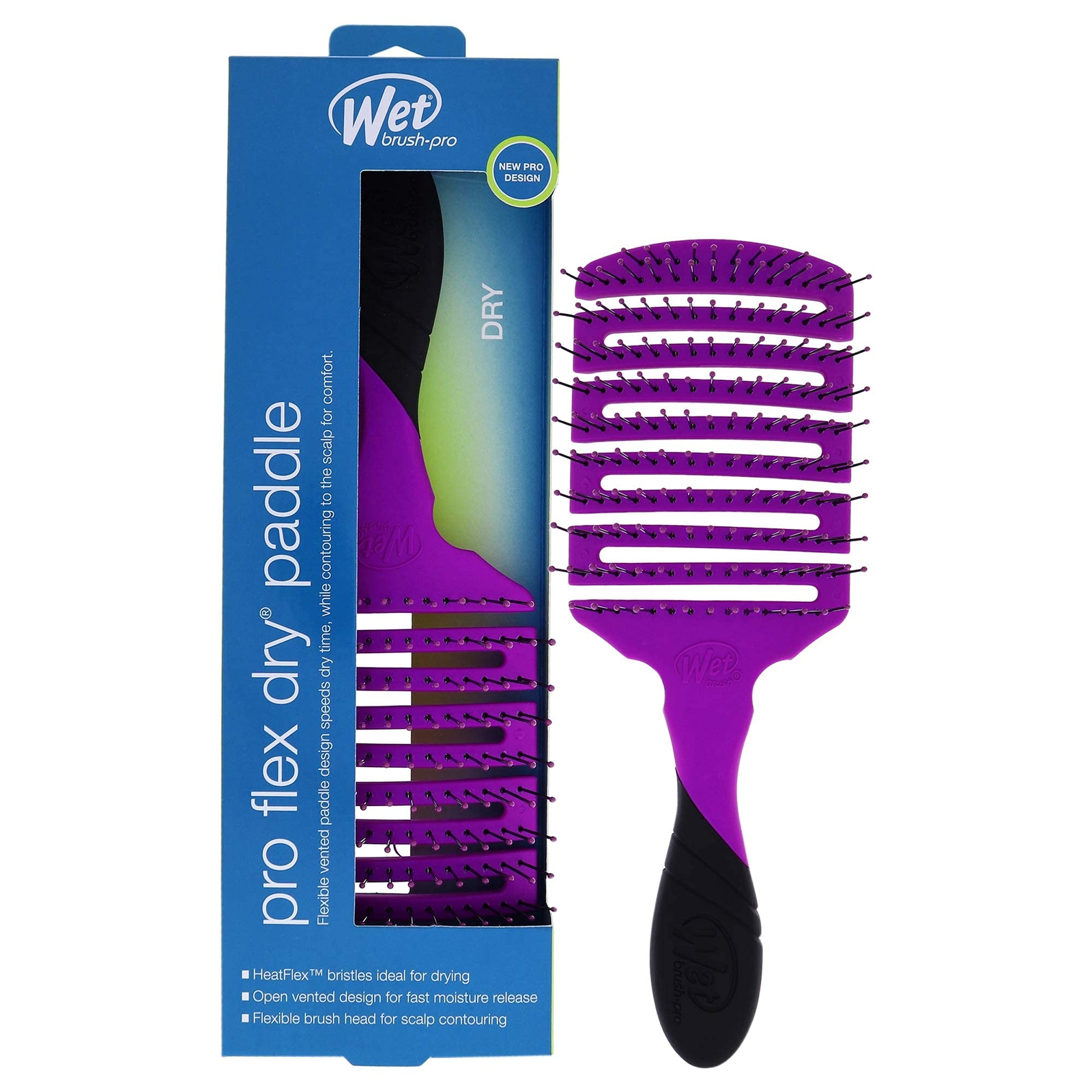 Brush Wet Brush Pro Pro Flex Dry Paddle Purple NUOVO