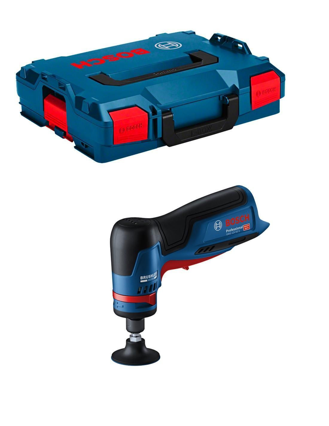 Smerigliatrice BOSCH GWG 12V-50 S (Solo corpo + L-Boxx 102)