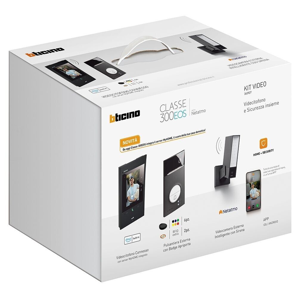 BTicino 363927 kit videocitofono vivavoce connesso classe 300EOS