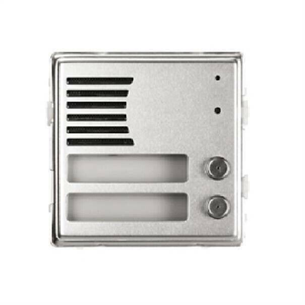 Urmet 2Voice Modulo Posto Esterno Audio Sinthesi a 2 Pulsanti - Argento...