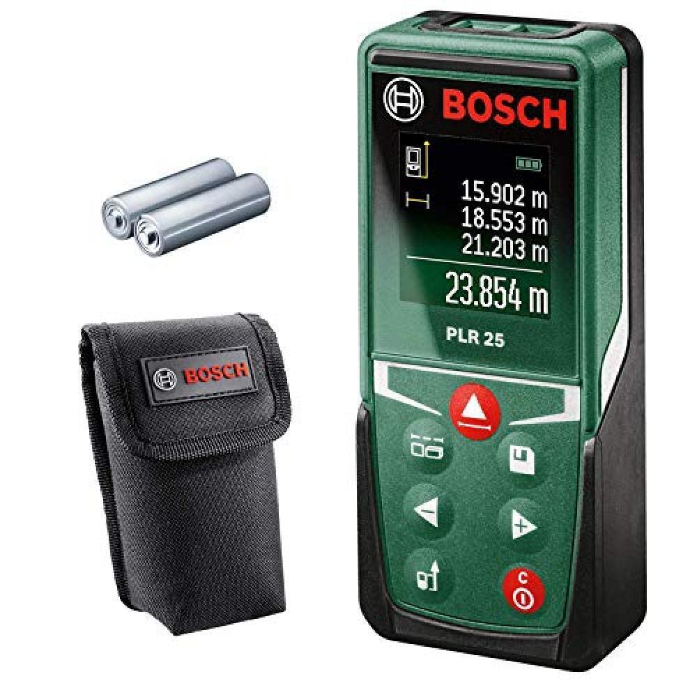 Bosch PLR 25 Distanziometro laser 25 m Nero, Verde - NUOVO