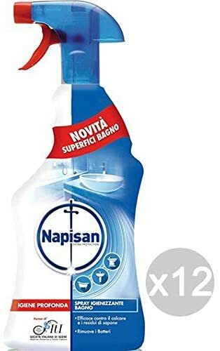 Napisan Set 12 Spray Igienizante Bagno 750Ig/Prof. etersivi E Pulizia della Casa