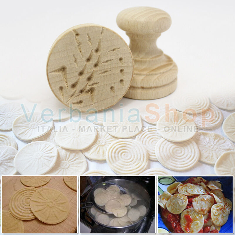 STAMPO CORZETTI CROSETTI MOULD SHAPED GENOVESI SPIGA FONDO RILIEVO Ø 5.3