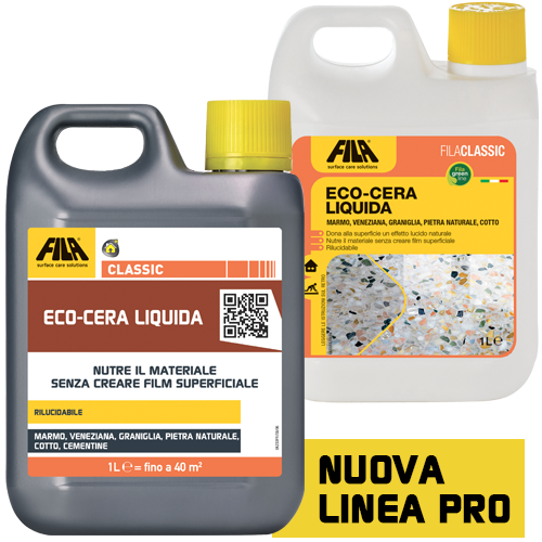 Eco Cera Liquida FILA CLASSIC 1LT  Marmo Cotto Pietra Protegge Rinnova Pavimento