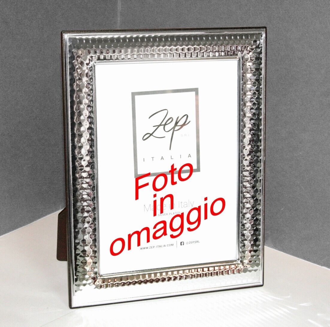Cornice portafoto 13x18 in silver  plated + Foto in omaggio