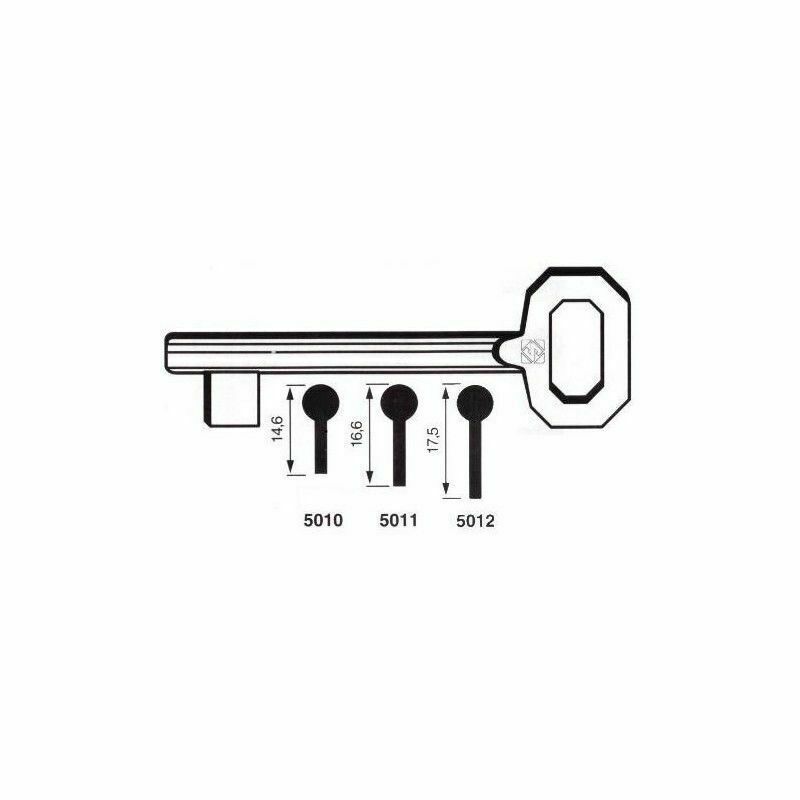 CHIAVE PASSEPARTOUT 5012 SILCA FINITURA OTTONE