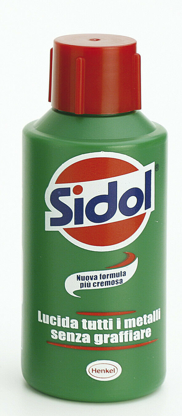 Sidol lucidante metalli  75ml 08015100191017 SENZA GRAFFIARE ACCIAIO OTTONE RAME