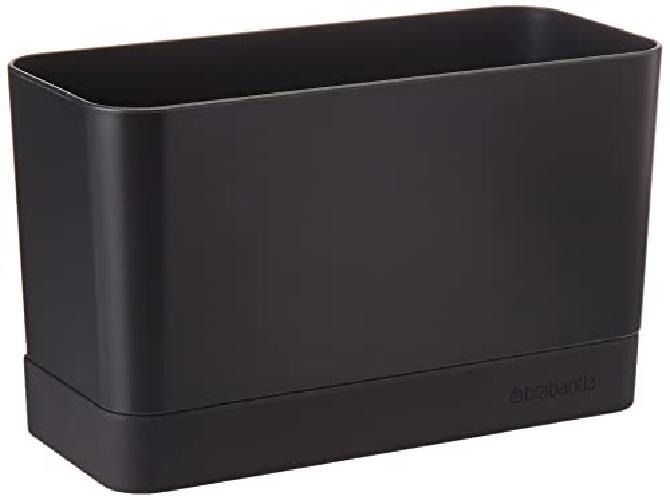 Brabantia Sink Side Organizer per Lavello, Dark Grey, 8.5 x 19 x 11.5 cm