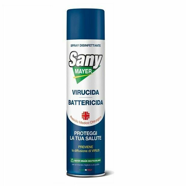 SANYMAYER ml 400 virucida battericida spray MAYER BRAUN sanificante neutralizza