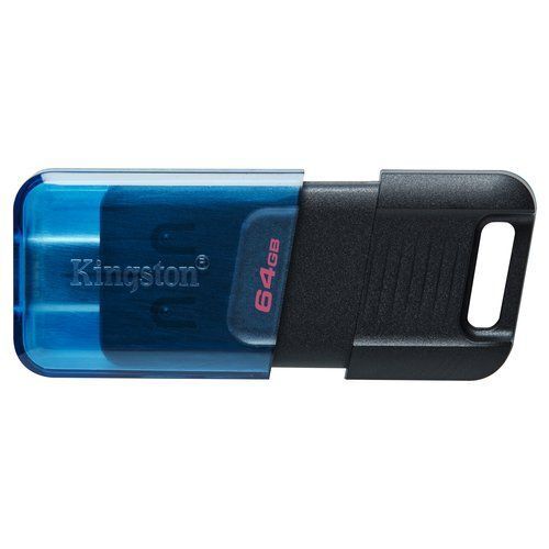 Chiavetta USB Kingston DT80M 64GB DATATRAVELER 80 M Black e Blue