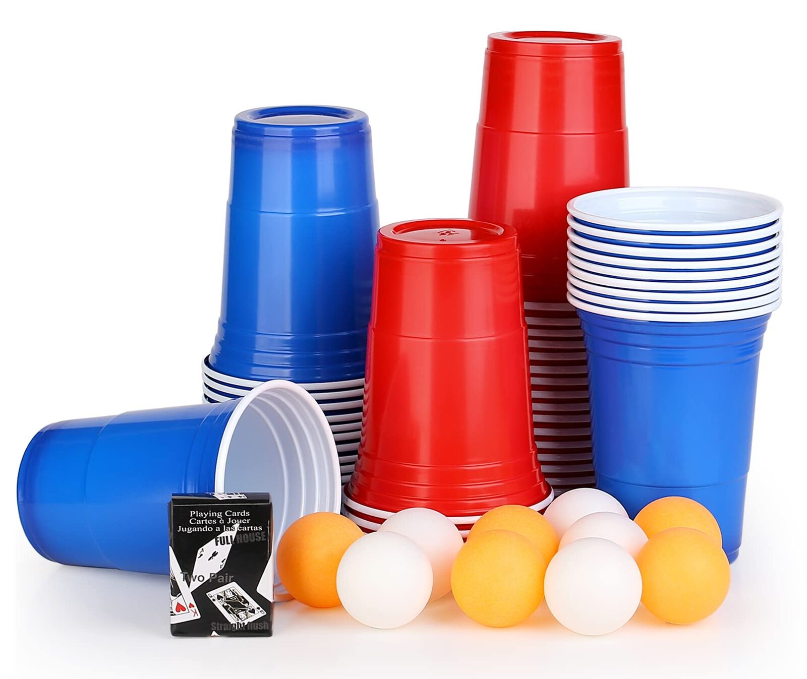 Beer Pong KitGiochi Alcolici50 Beer Pong + 10 PallineBicchiere di Plastica da...