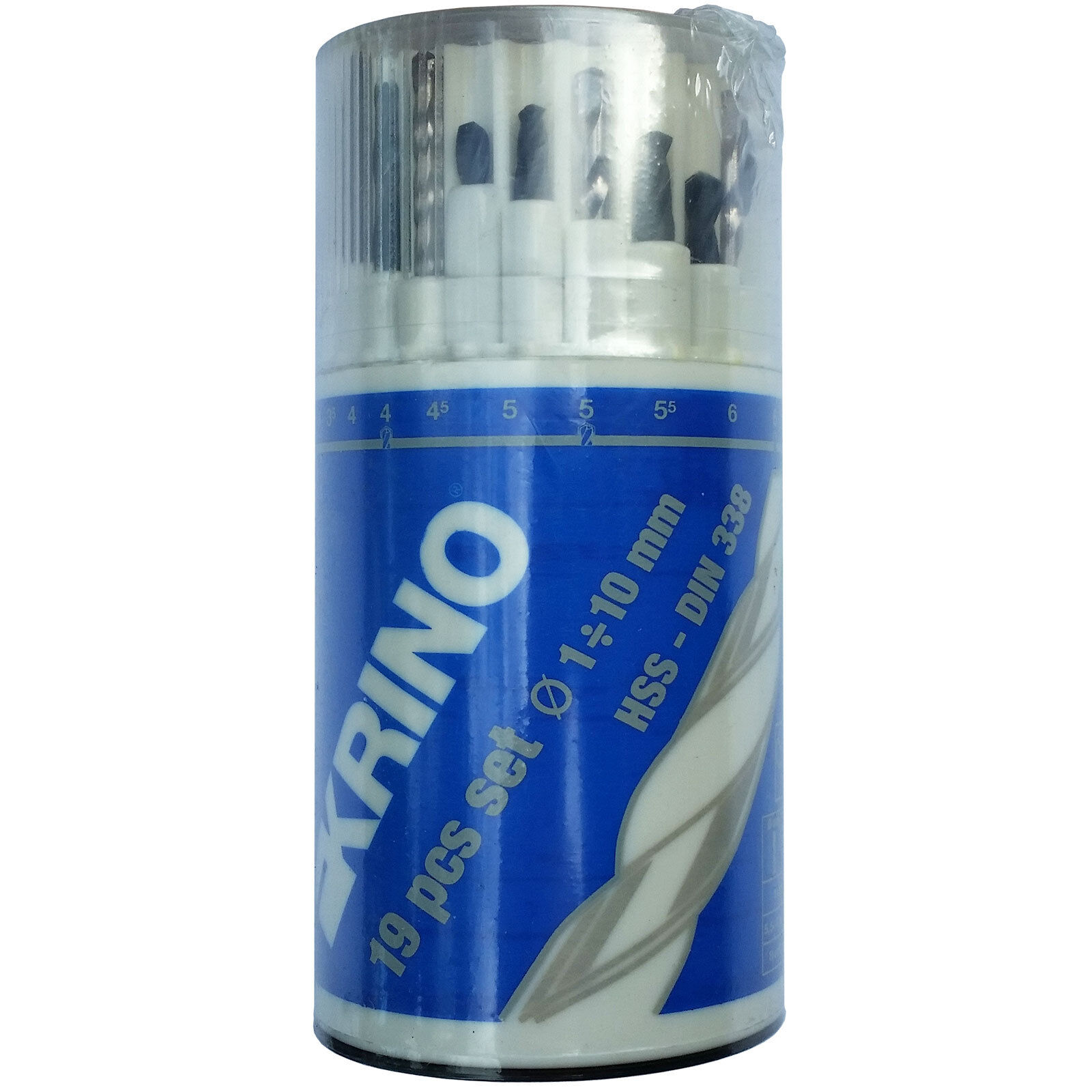 Set Kit Serie Punte per Trapano da Ferro Metallo e Muro 19pz Krino Selector