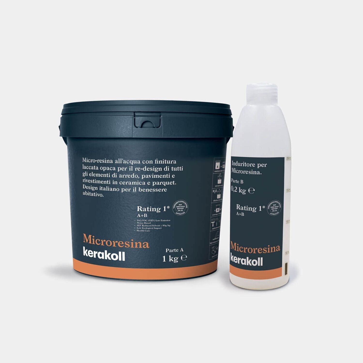 MICRORESINA KERAKOLL 1,2Kg NEI 150 COLORI DELLA LINEA KDH KERAKOLL DESIGN HOUSE