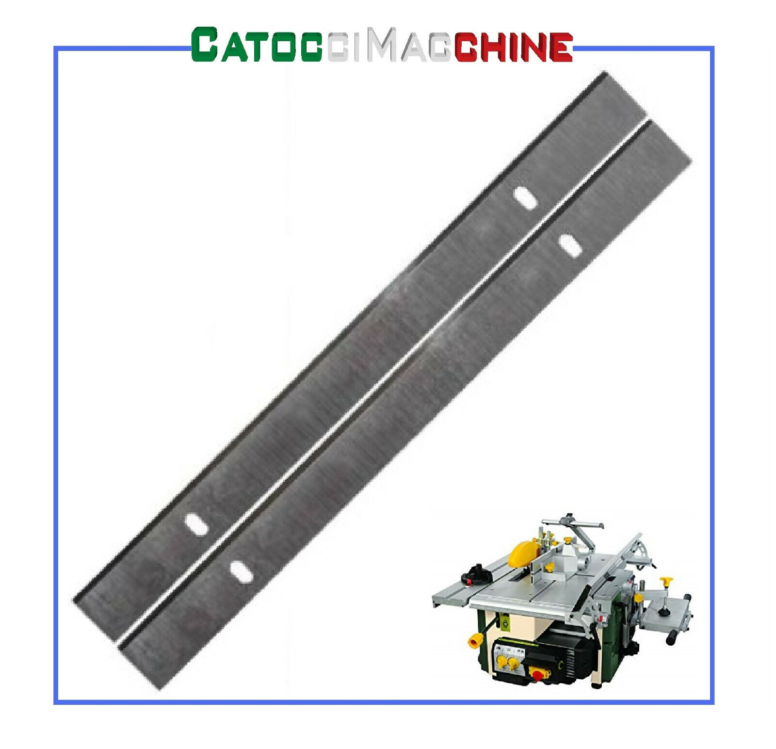 COPPIA COLTELLI PER COMBINATA 6 LAVORAZIONI KOMPACTA 150/6 COMPA ACC.33/1-15/2