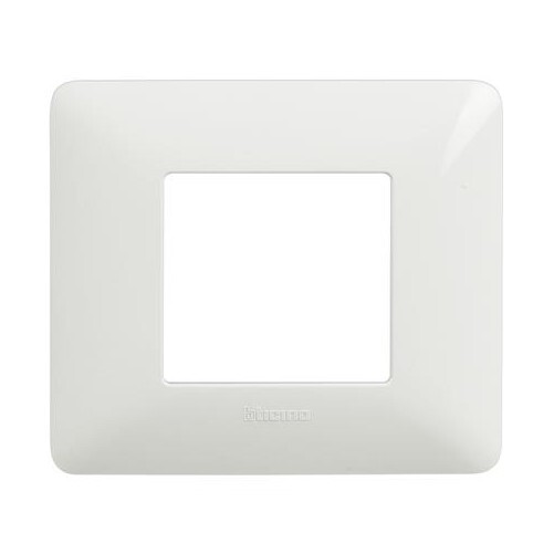 Bticino AM4802BBN placca matix 2 posti colore BIANCO per supporto articolo 500SM