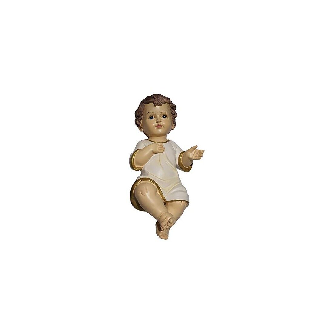 Gesu' bambino presepe lungh. 40 cm statua bambinello  LES-25424-1