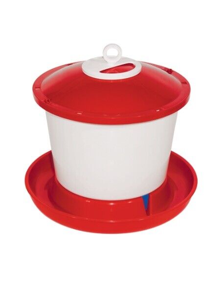 ABBEVERATOIO AUTOMATICO PER GALLINE TACCHINI BEVERINO SERBATOIO ACQUA 9 LT