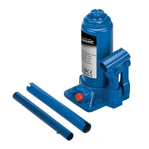 CRIC A BOTTIGLIA 4 TONNELLATE TON 4000 KG SOLLEVATORE IDRAULICO AUTO MOTO 4 T..