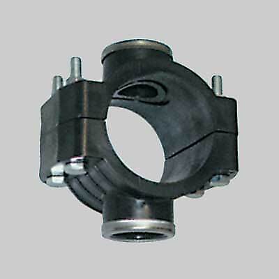 Presa a staffa doppia pp ø 25x3/4" UNIDELTA