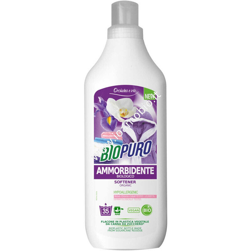 Ammorbidente concentrato Orchidea e Iris 35 lavaggi 1lt - Biopuro