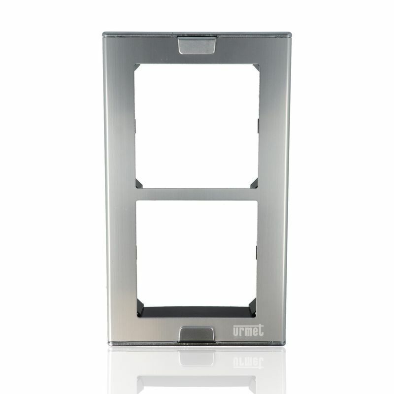 URMET 1148/62 Telaio porta moduli con cornice per 2 moduli