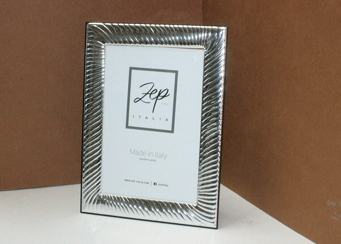 Cornice portafoto 10x15 in silver plated Foto in omaggio  B18146