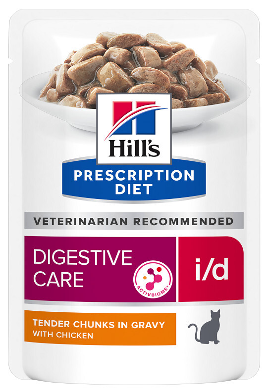 Hill's Prescription Diet i/d Digestive Care per Gatto con Pollo in Busta da 85g