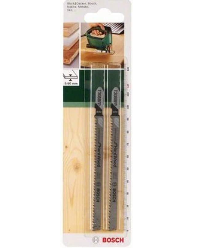 BOSCH - 2 LAME SEGHETTO T308BFP PRECISION FOR HARD WOOD