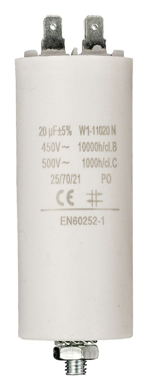 Condensatore 16 microfarad motore elettrico elettropompa capacitor 450V nedis